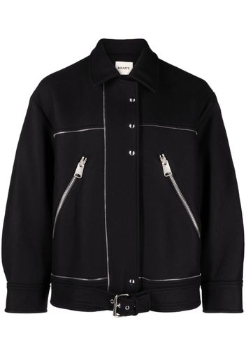 KHAITE Herman wool-blend jacket - Nero