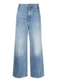 KHAITE wide-leg denim jeans - Blu