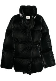 KHAITE Mott high-shine puffer coat - Nero