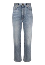 KHAITE Abigail straight-leg jeans - Blu