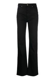 KHAITE high-rise straight-leg jeans - Nero