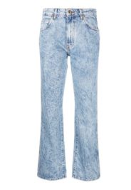 KHAITE Vivan bootcut-leg jeans - Blu