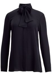 KHAITE Blusa Tash con dettaglio a foulard - Nero