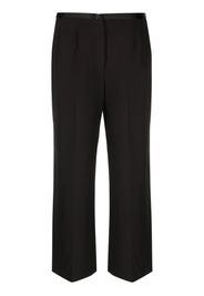 KHAITE flared cropped trousers - Nero