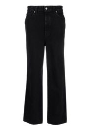 KHAITE straight-leg cotton jeans - Nero