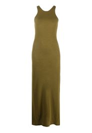 KHAITE Jaime sleeveless long dress - Verde