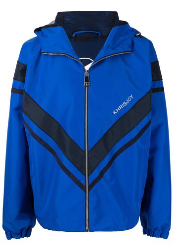 Khrisjoy zig-zag lightweight jacket - Blu