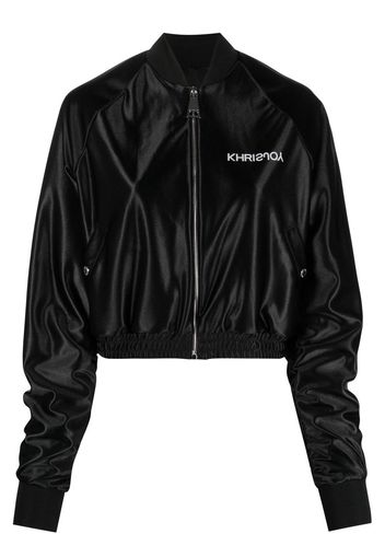 Khrisjoy Bomber con stampa - Nero