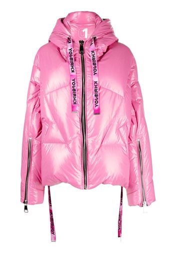 Khrisjoy Khris Iconic hooded padded jacket - Rosa