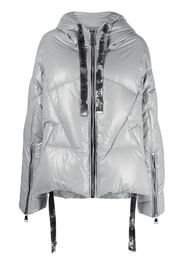 Khrisjoy Khris Iconic hooded padded jacket - Argento