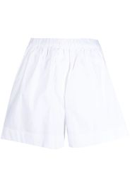 Kika Vargas high-waisted wide-leg shorts - Bianco