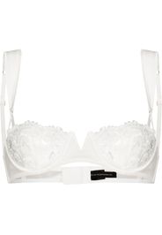 Kiki de Montparnasse Reggiseno a balconcino - Bianco