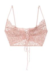 Kiki de Montparnasse softcup sheer bra - BLUSH