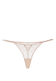 Kiki de Montparnasse Handcuff lace G-string - Rosa