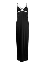 Kiki de Montparnasse Peep Show silk slip dress - Nero