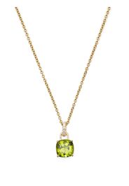 Kiki McDonough Collana Cushion in oro giallo 18kt con diamanti e peridoto - Verde