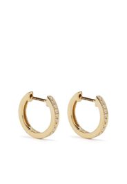 Kiki McDonough Orecchini a cerchio Kiki Classic in oro giallo 18kt con diamanti