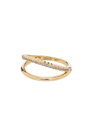 18K yellow gold Ally diamond ring