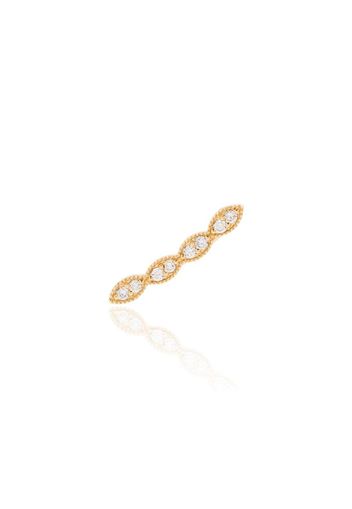 18K yellow gold Dame diamond earring