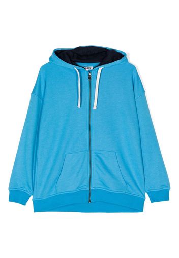KINDRED drawstring hood jacket - Blu