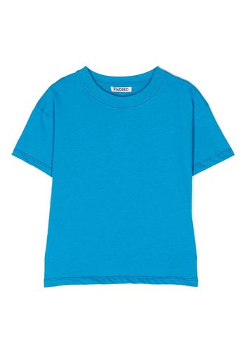 KINDRED contrast-stitch short-sleeve T-shirt - Blu