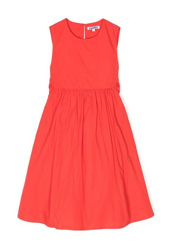 KINDRED bow-detail organic-cotton dress - Arancione