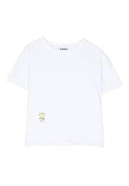 KINDRED motif-embroidered short-sleeve T-shirt - Bianco