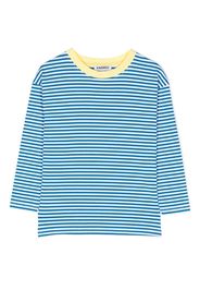 KINDRED contrast-trim striped T-shirt - Blu