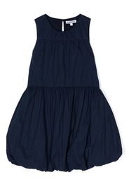 KINDRED puffball-hem organic-cotton dress - Blu