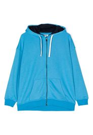 KINDRED drawstring hood jacket - Blu