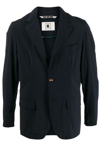 button-fastened lightweight jacket