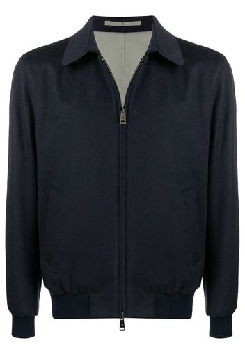 cashmere woven Harrington jacket