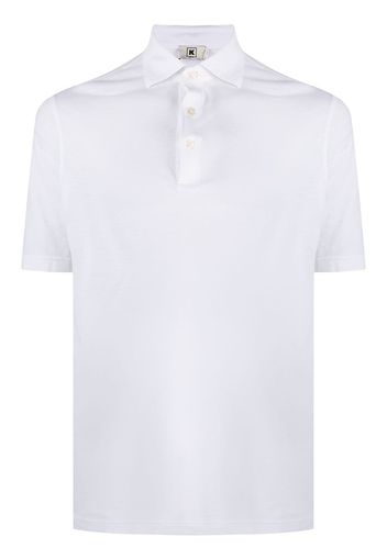 Kired short-sleeve polo shirt - Bianco