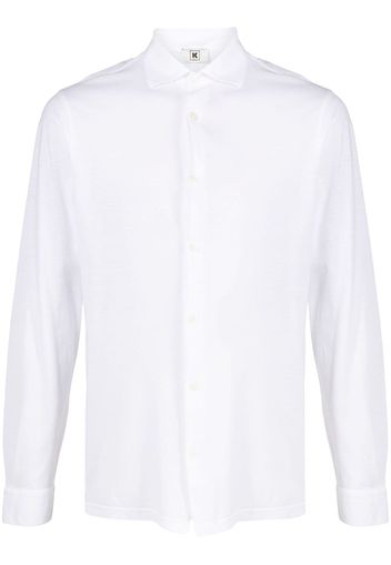 Kired Camicia con colletto ampio - Bianco