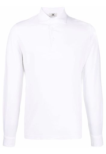 Kired Positano long-sleeve polo shirt - Bianco