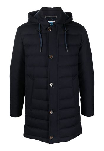 Kired padded zip-up down jacket - Blu