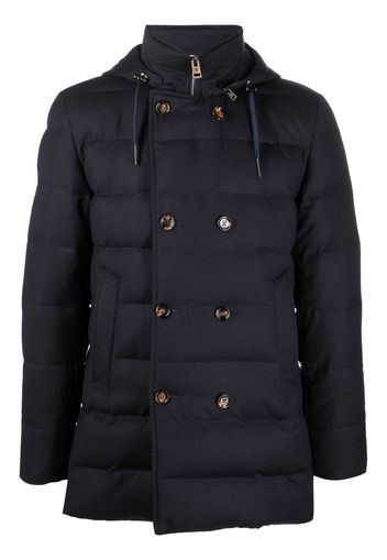 Kired double-breasted padded jacket - Blu