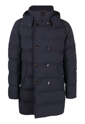 Kired padded double-breasted jacket - Blu