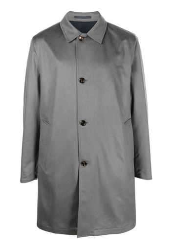 KIRED button-up cashmere coat - Grigio