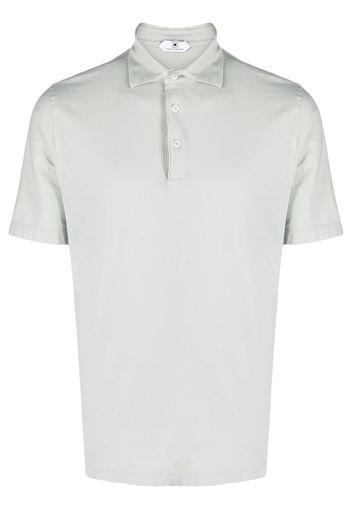 Kired cutaway-collar polo shirt - Grigio