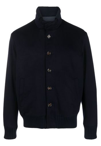 Kired Rondes high-neck virgin-wool jacket - Blu