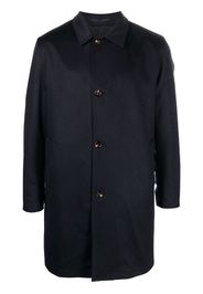 Kired button-up cashmere coat - Blu