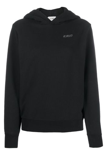 KIRIN OPEN BACK HOODIE SWEAT BLACK SILVE