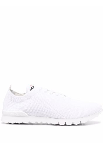 Kiton FIT textured-knit sneakers - Bianco