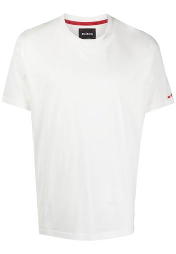Kiton T-shirt con ricamo - Bianco