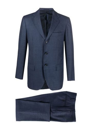 Kiton single-breasted two-piece suit - Blu