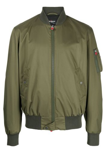 Kiton sleeve pocket bomber jacket - Verde