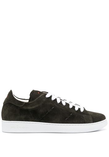 Kiton low-top suede sneakers - Verde