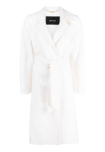 Kiton belted cashmere trench coat - Bianco