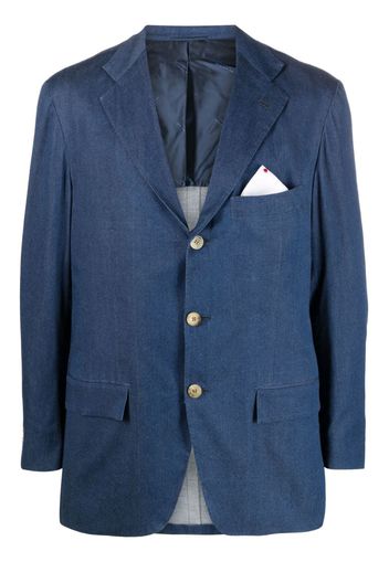 Kiton Blazer monopetto - Blu